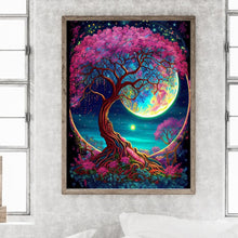 Load image into Gallery viewer, Diamond Painting - Full Round - Moonlight Tree of Life (30*40CM)
