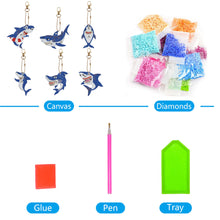 Load image into Gallery viewer, DIY Diamond Art Keychains Gem Keychains Christmas Decoration Gift (GJ015)