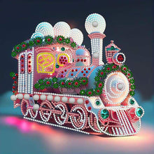 Load image into Gallery viewer, Diamond Painting - Partial Special Shaped - Lantern Train (30*30CM)