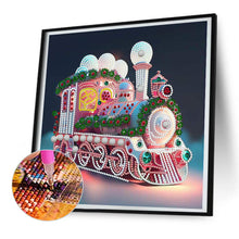 Load image into Gallery viewer, Diamond Painting - Partial Special Shaped - Lantern Train (30*30CM)