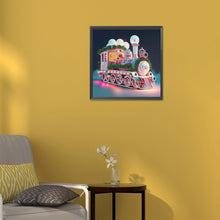 Load image into Gallery viewer, Diamond Painting - Partial Special Shaped - Lantern Train (30*30CM)