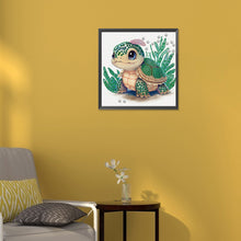 Load image into Gallery viewer, Diamond Painting - Partial Special Shaped - little turtle (30*30CM)