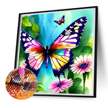 Load image into Gallery viewer, Diamond Painting - Full Round - butterfly in the garden (30*30CM)