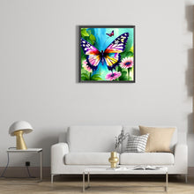 Load image into Gallery viewer, Diamond Painting - Full Round - butterfly in the garden (30*30CM)