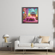 Load image into Gallery viewer, Diamond Painting - Full Round - princess bedroom (30*30CM)