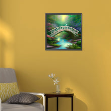Load image into Gallery viewer, Diamond Painting - Full Round - park arch bridge (30*30CM)