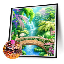 Load image into Gallery viewer, Diamond Painting - Full Round - park arch bridge (30*30CM)