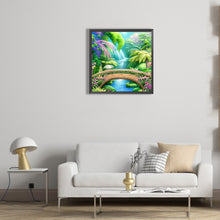 Load image into Gallery viewer, Diamond Painting - Full Round - park arch bridge (30*30CM)