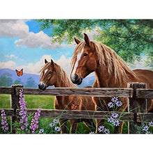 Load image into Gallery viewer, Diamond Painting - Full Round - mustang (40*30CM)