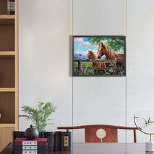 Load image into Gallery viewer, Diamond Painting - Full Round - mustang (40*30CM)