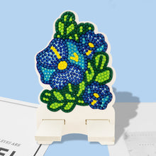 Load image into Gallery viewer, DIY Diamond Painting Phone Holder for Desktop Crystal Resin Craft (Flower 3)