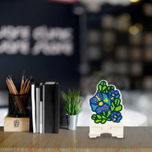 Load image into Gallery viewer, DIY Diamond Painting Phone Holder for Desktop Crystal Resin Craft (Flower 3)