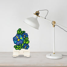 Load image into Gallery viewer, DIY Diamond Painting Phone Holder for Desktop Crystal Resin Craft (Flower 3)