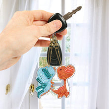 Load image into Gallery viewer, 5pcs Diamond Art Keychains Handmade DIY Christmas Decoration Gift (q004)