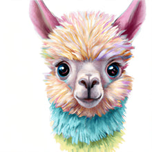 Load image into Gallery viewer, Diamond Painting - Full Round - big head alpaca (30*30CM)