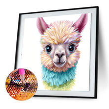 Load image into Gallery viewer, Diamond Painting - Full Round - big head alpaca (30*30CM)