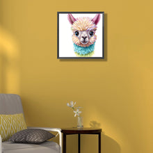 Load image into Gallery viewer, Diamond Painting - Full Round - big head alpaca (30*30CM)