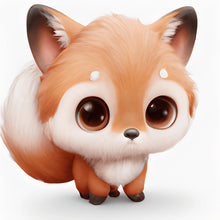 Load image into Gallery viewer, Diamond Painting - Full Round - big head animal squirrel (30*30CM)