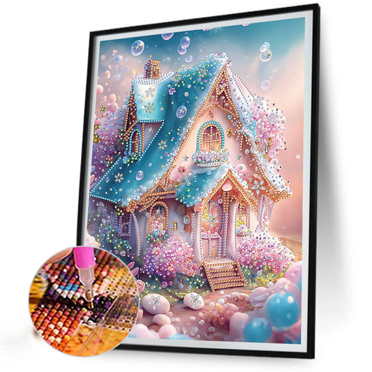 Diamond Painting - Partial Special Shaped - dream greenhouse (30*40CM)