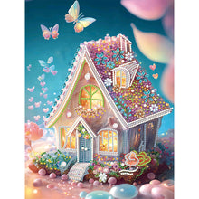 Load image into Gallery viewer, Diamond Painting - Partial Special Shaped - dream greenhouse (30*40CM)