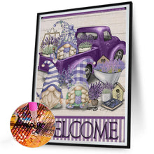 Load image into Gallery viewer, Diamond Painting - Full Round - lavender gnome (30*40CM)