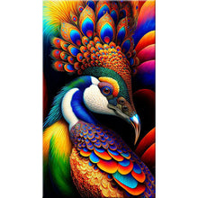 Load image into Gallery viewer, Diamond Painting - Full Round - art peacock (40*70CM)