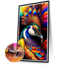 Load image into Gallery viewer, Diamond Painting - Full Round - art peacock (40*70CM)