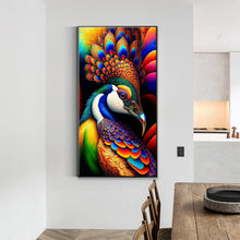Load image into Gallery viewer, Diamond Painting - Full Round - art peacock (40*70CM)