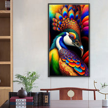 Load image into Gallery viewer, Diamond Painting - Full Round - art peacock (40*70CM)
