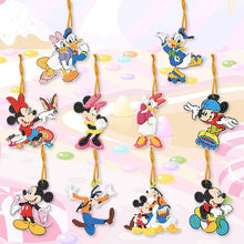 Load image into Gallery viewer, 10pcs Diamond Painting Pendant DIY Cartoon Round Drill Pendant Bag Pendant