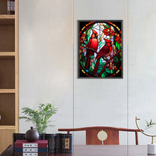 Load image into Gallery viewer, Diamond Painting - Full Round - Cardinal glass painting (30*40CM)
