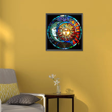 Load image into Gallery viewer, Diamond Painting - Full Round - moon map (30*30CM)