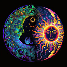 Load image into Gallery viewer, Diamond Painting - Full Round - moon map (30*30CM)