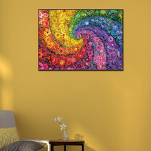 Load image into Gallery viewer, Diamond Painting - Full Square - Rainbow Swirl Flowers (70*50CM)