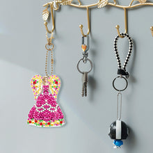Load image into Gallery viewer, 6pcs Diamond Painting Keychain DIY Diamond Art Keychains Rhinestone Pendant