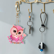 Load image into Gallery viewer, 6pcs Diamond Painting Keychain DIY Diamond Art Keychains Rhinestone Pendant