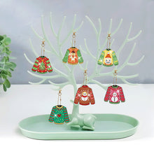 Load image into Gallery viewer, 6pcs Diamond Painting Keychain DIY Diamond Art Keychains Rhinestone Pendant