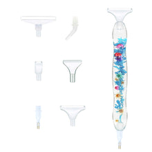 Load image into Gallery viewer, 5D Resin Diamond Painting Pen Flower Point Drill Pen with Replacement Head (2)