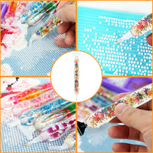 Load image into Gallery viewer, 5D Resin Diamond Painting Pen Flower Point Drill Pen with Replacement Head (4)