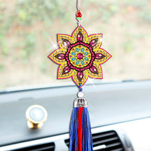 Load image into Gallery viewer, DIY Diamond Painting Pendant Hanging Ornaments 5D Mandala Keychain (GJ049)