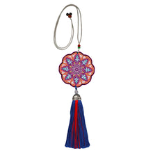 Load image into Gallery viewer, DIY Diamond Painting Pendant Hanging Ornaments 5D Mandala Keychain (GJ050)
