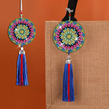 Load image into Gallery viewer, DIY Diamond Painting Pendant Hanging Ornaments 5D Mandala Keychain (GJ051)