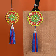 Load image into Gallery viewer, DIY Diamond Painting Pendant Hanging Ornaments 5D Mandala Keychain (GJ052)
