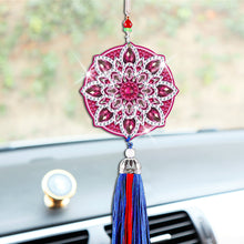 Load image into Gallery viewer, DIY Diamond Painting Pendant Hanging Ornaments 5D Mandala Keychain (GJ054)
