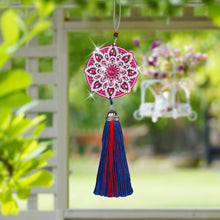 Load image into Gallery viewer, DIY Diamond Painting Pendant Hanging Ornaments 5D Mandala Keychain (GJ054)