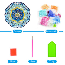 Load image into Gallery viewer, DIY Diamond Painting Pendant Hanging Ornaments 5D Mandala Keychain (GJ058)