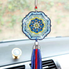 Load image into Gallery viewer, DIY Diamond Painting Pendant Hanging Ornaments 5D Mandala Keychain (GJ058)