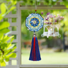 Load image into Gallery viewer, DIY Diamond Painting Pendant Hanging Ornaments 5D Mandala Keychain (GJ058)