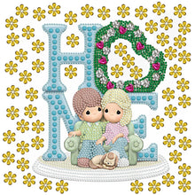 Load image into Gallery viewer, Diamond Painting - Partial Special Shaped - precious memory doll (30*30CM)