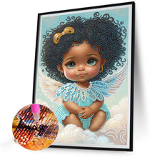 Load image into Gallery viewer, Diamond Painting - Partial Special Shaped - angel little girl (30*40CM)